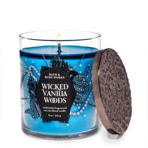 NEW Bath and Body Works ‘Wicked Vanilla Woods’ Single wick candle
